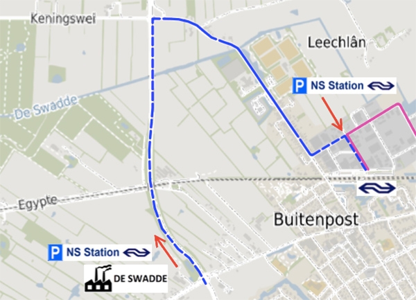 Kruising bij station Buitenpost 5 dagen gestremd - WaldNet Nieuws - Waldnet