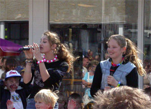 Koninginne-karaoke  in Westerein