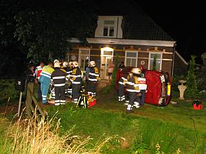 Vlucht voor politie eindigt in tuin