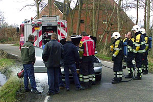 Audi in brand op Kuikhornsterweg