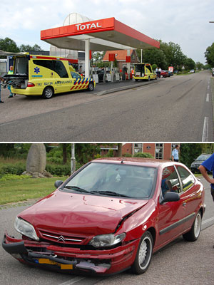 Twee gewonden bij ongeluk in Ureterp