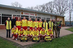 Eerste elftal VV Drogeham in het nieuw