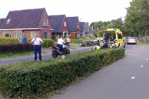 Motorrijdster gewond bij Sumar