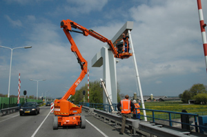 Onderhoud aan bruggen Dokkum