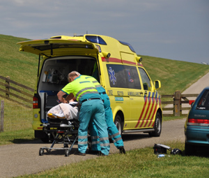 Man gewond op 't Skoar Ternaard