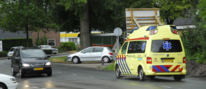 Komst ambulancepost in Burgum