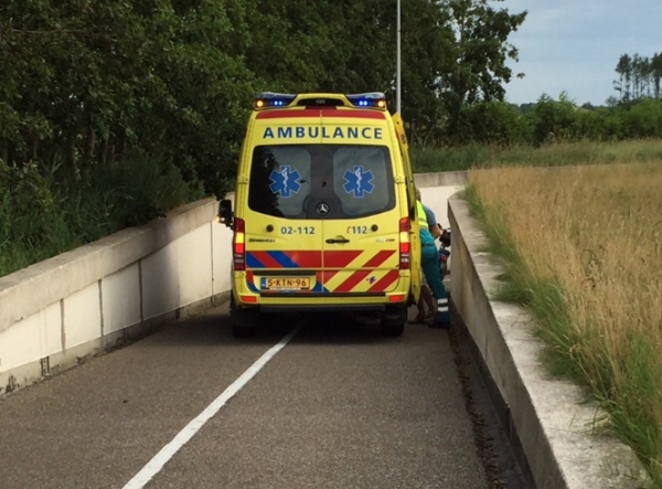 Fietsster gewond bij val in fietstunnel
