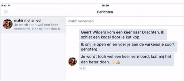 Drachtster D66'er bedreigt Wilders