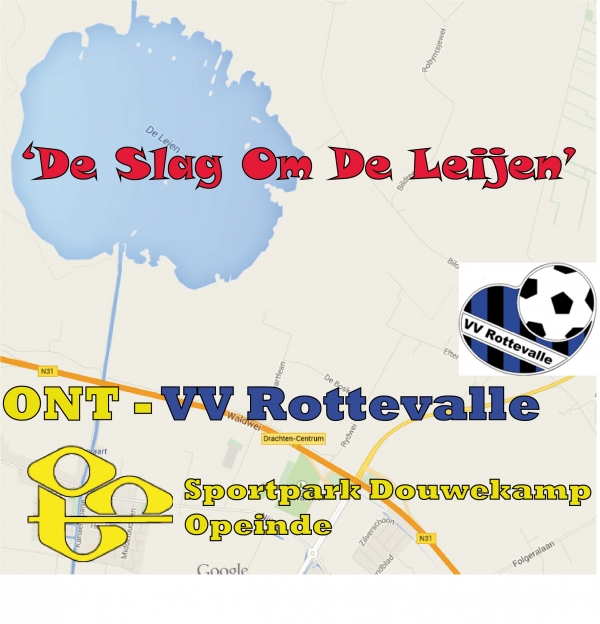 ONT - VV Rottevalle eindigt in doelpuntenfestijn