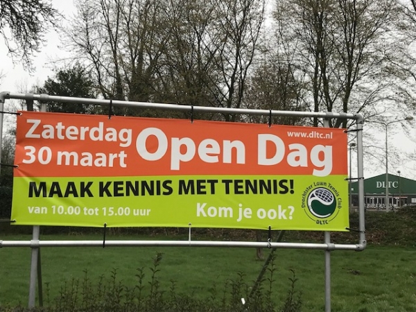 Open tennisdag bij DLTC in Drachten