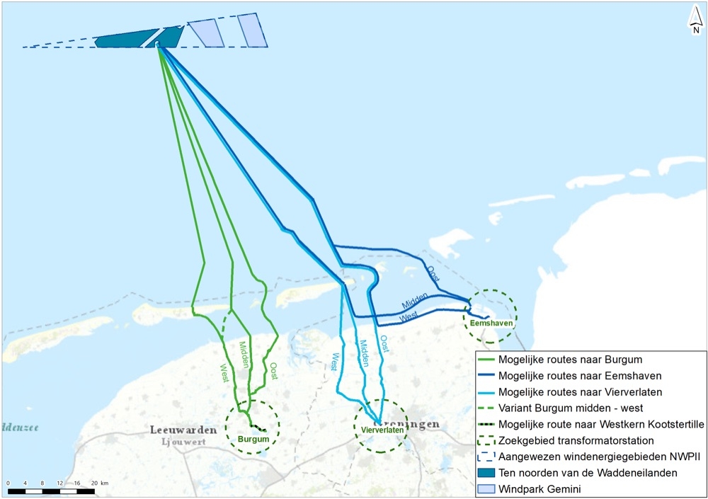 'Aansluiting windpark Noordzee niet in Burgum'