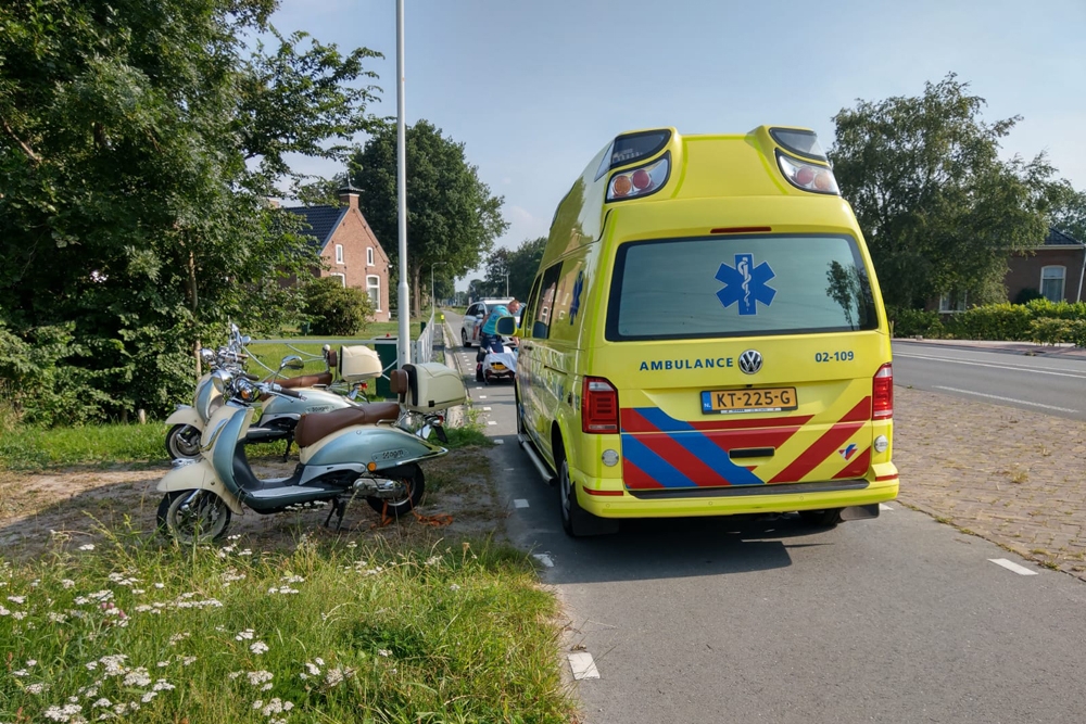 Scooterrijder gewond bij ongeval op de Koaten