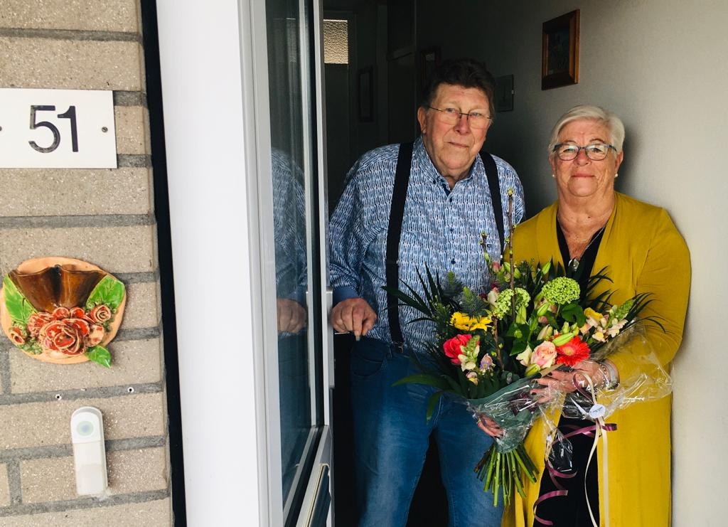 Echtpaar Otte-Roelveld uit Burgum 60 jaar getrouwd