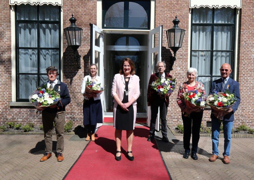 Koninklijke onderscheiding voor 5 inwoners Opsterland