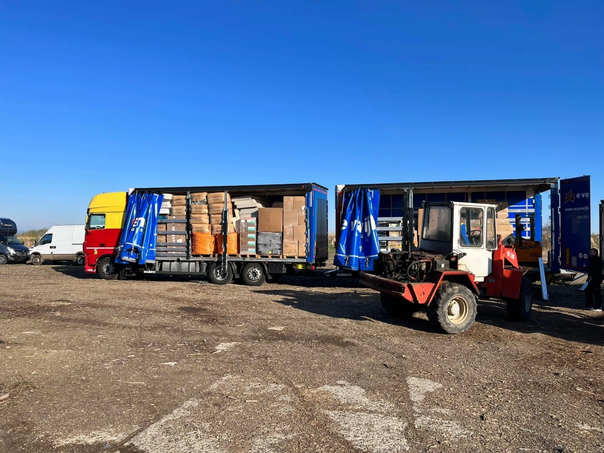 Kollumerzwaag/Veenklooster organiseert hulptransport naar Oekraïne
