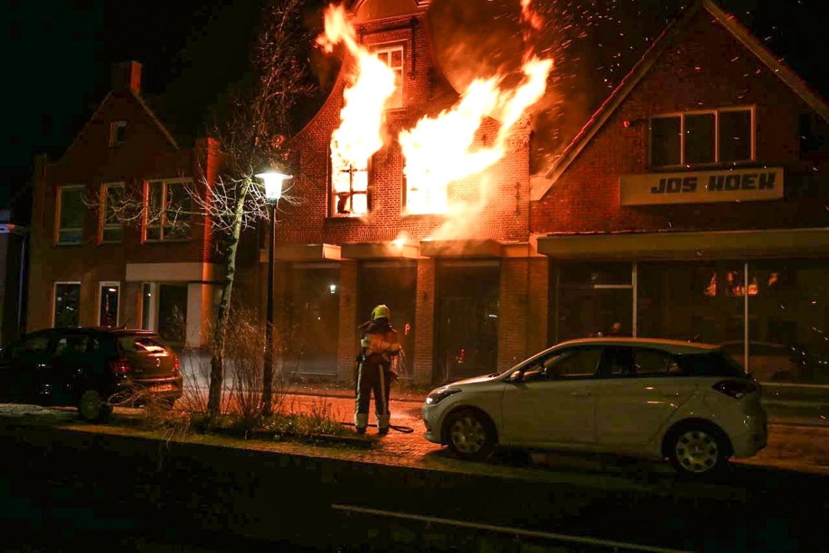 Drie minderjarigen opgepakt voor brandstichting Kerkewal in Gorredijk