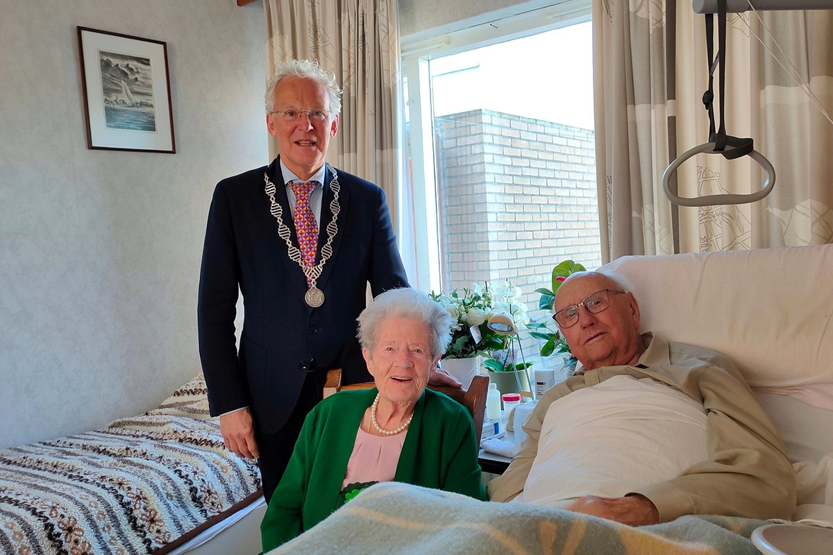 Echtpaar Hoekstra uit Drachten 70 jaar getrouwd