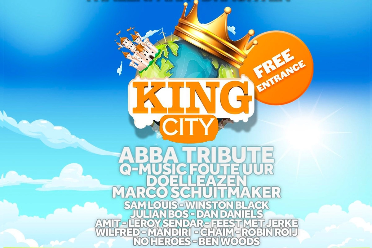 Kingcity is het nieuwe oranjefestival in Drachten