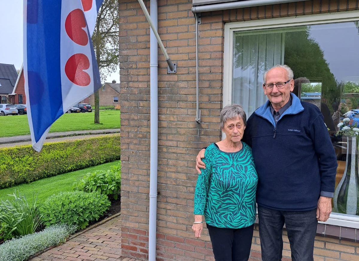 Lieuwe en Geertje Wiersma 60 jaar getrouwd