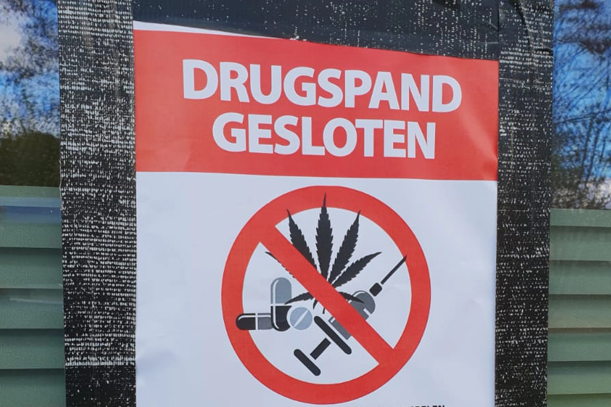 Drugspand aan Eilânsgrien in Earnewâld maand 'op slot'
