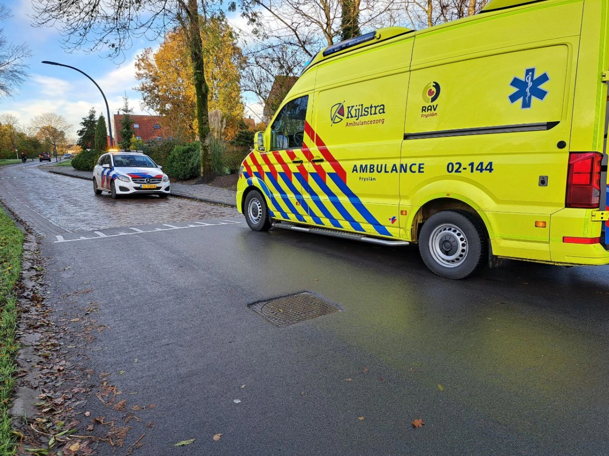 Fietsster gewond na aanrijding met auto in Gorredijk