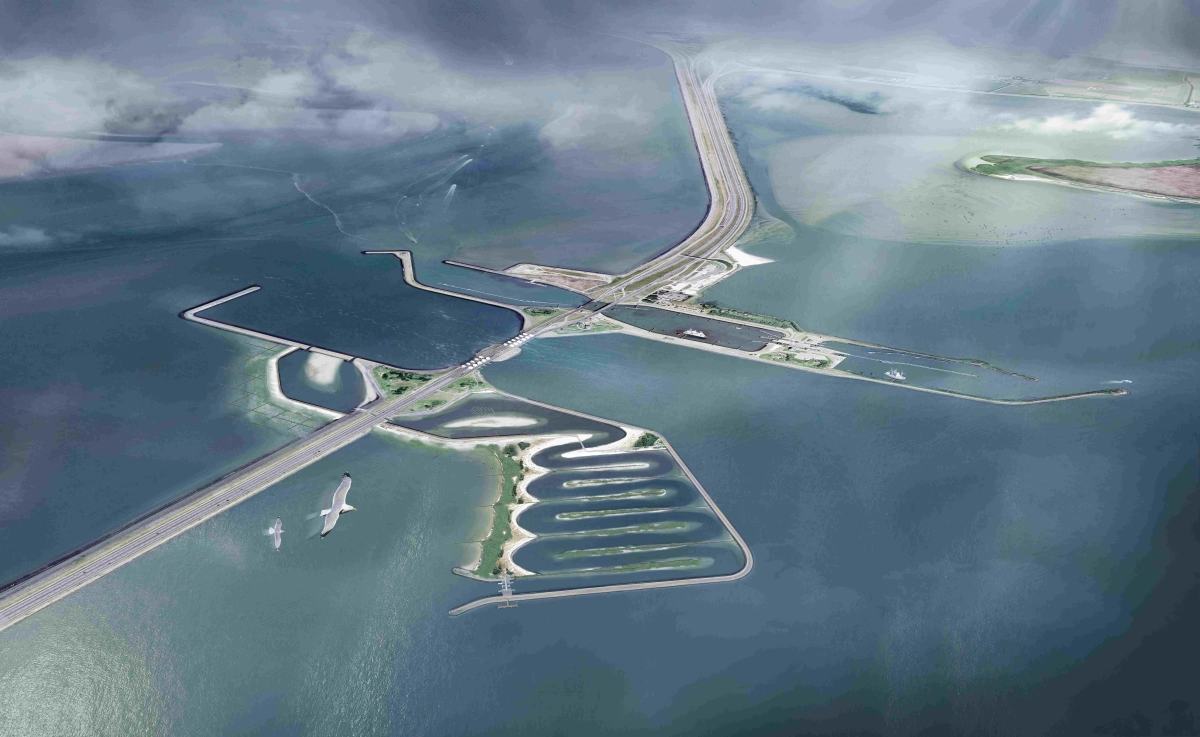 Boskalis bouwt rivierdeel Vismigratierivier bij Afsluitdijk