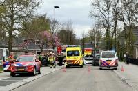 Auto's in botsing op Rengersweg in Oentsjerk
