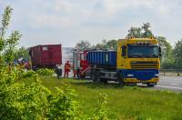 Vrachtwagenbrand veroorzaakt file op A7 richting Friesland