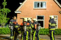 Brand in woning Oosterwolde, meerdere mensen naar ziekenhuis