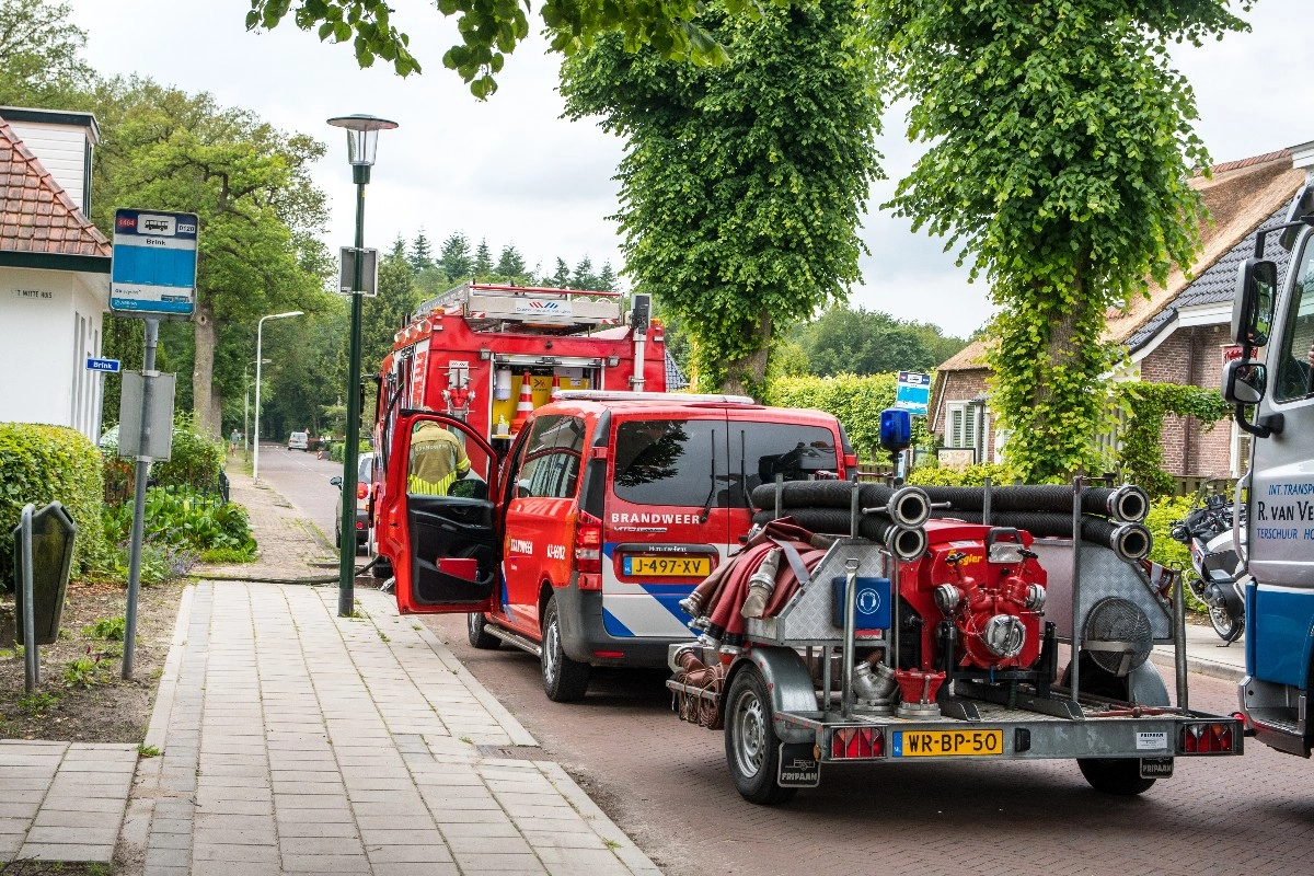 Elektrische scooter uitgebrand in Bakkeveen 