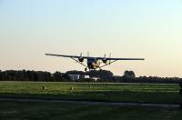 Militaire oefening verrast Drachten: transportvliegtuigen landen op airstrip