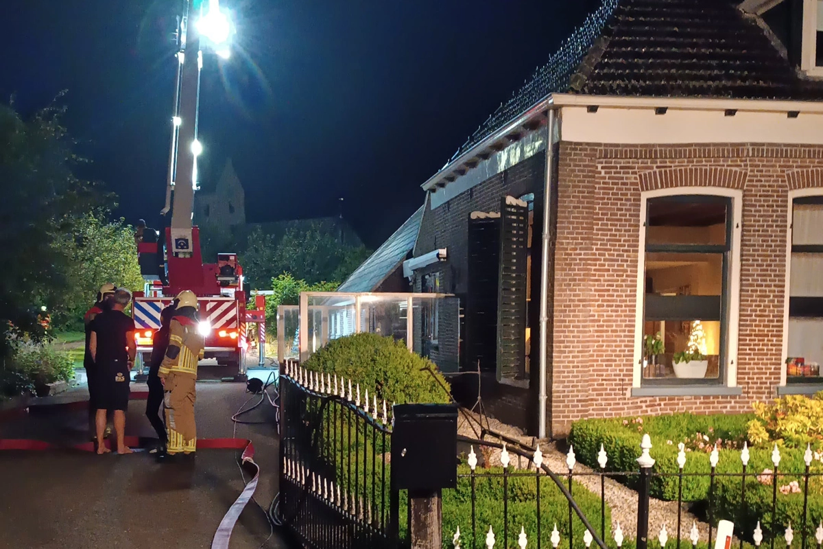 'Grote' brand in Foudgum snel onder controle