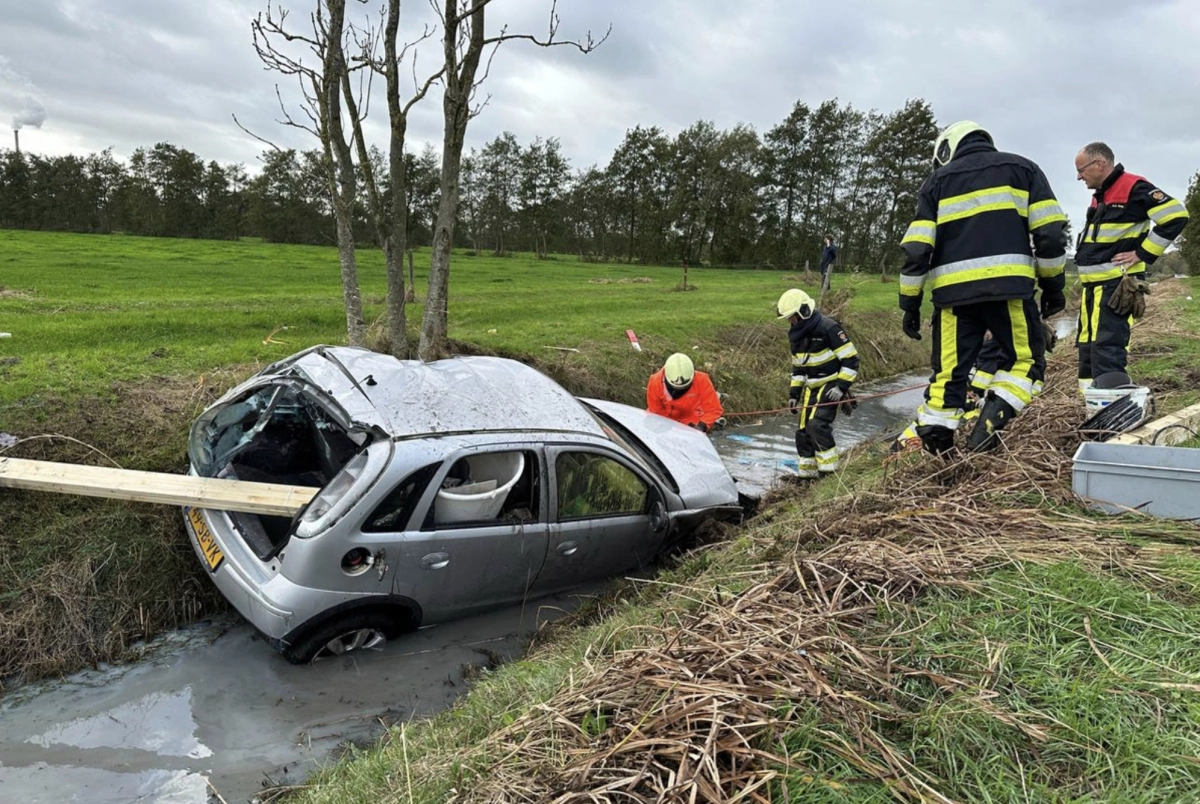 Beschonken bestuurder (47) ramde verkeersbord