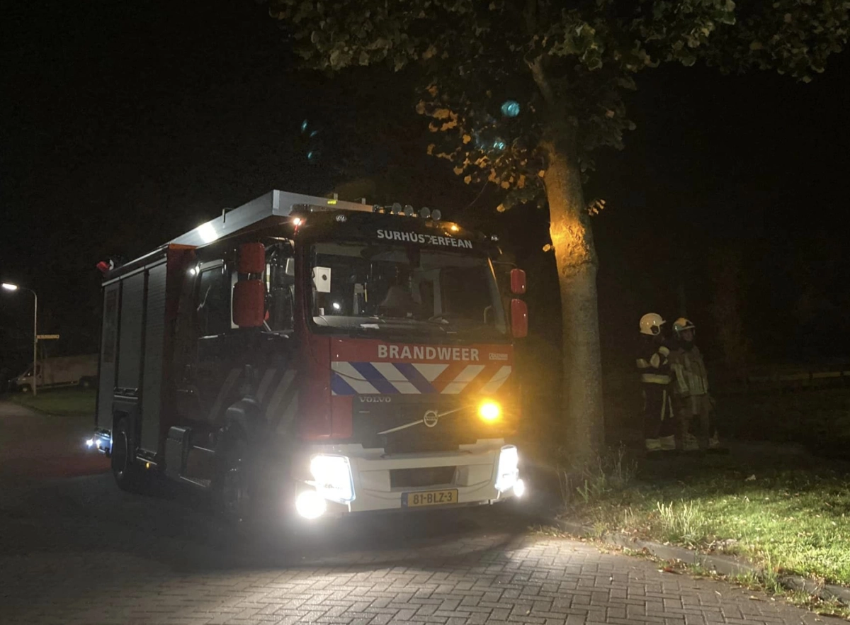 Brandlucht in huis na kortsluiting in Surhuisterveen