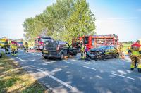 Auto's in botsing op Brêgeloane (N358): twee gewonden