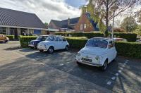 Ruim 50 oude Fiat 500's in Garyp voor de Fryske Wâldenrit